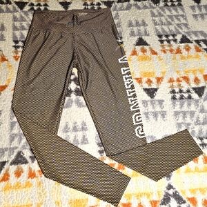 Minnesota Vikings Zubaz NFL Apparel Leggin Pants Purple with Yellow Polka Dot XL